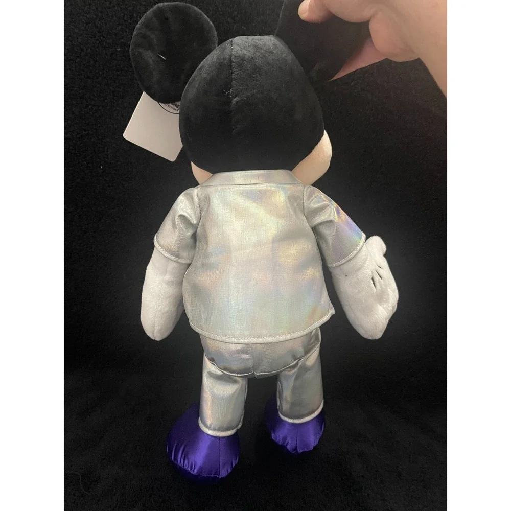 Disney 100 Years of Wonder Platinum Anniversary Mickey Mouse Plush Authentic NEW